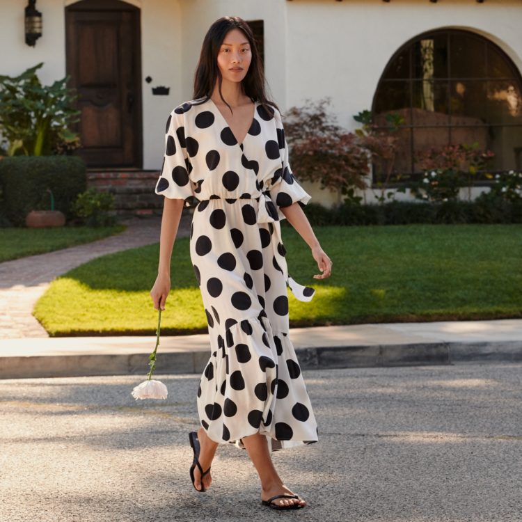 warehouse animal print shirt dress