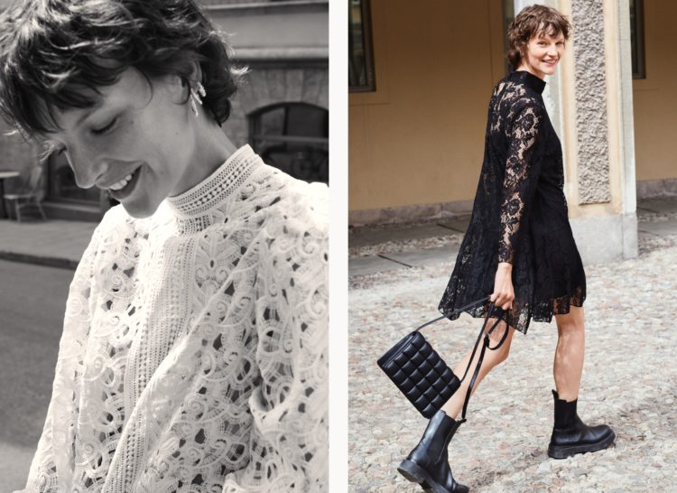 Dresses made to last <br><small>Timeless designs made from recycled materials</small>