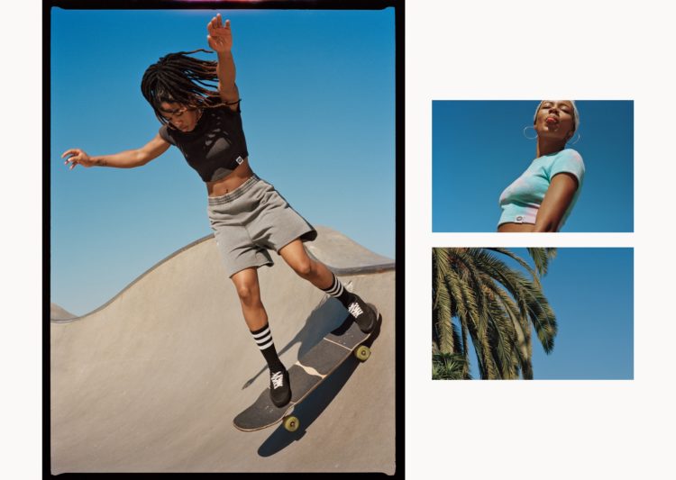Riders of summer <br><small> A vibrant collection influenced by the lifestyle of skaters and surfers</small>