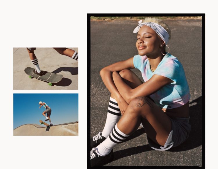 Riders of summer <br><small> A vibrant collection influenced by the lifestyle of skaters and surfers</small>