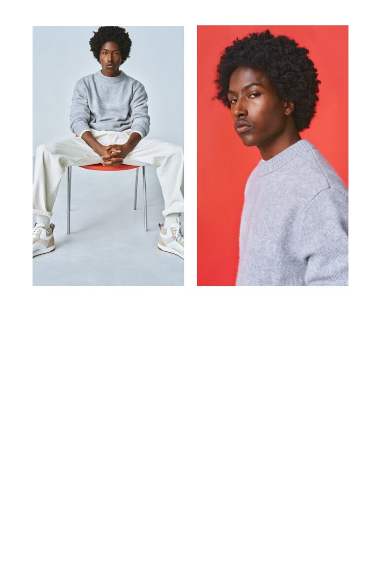 November: The crewneck <br><small>Modern knitwear to bring out your soft side</small>