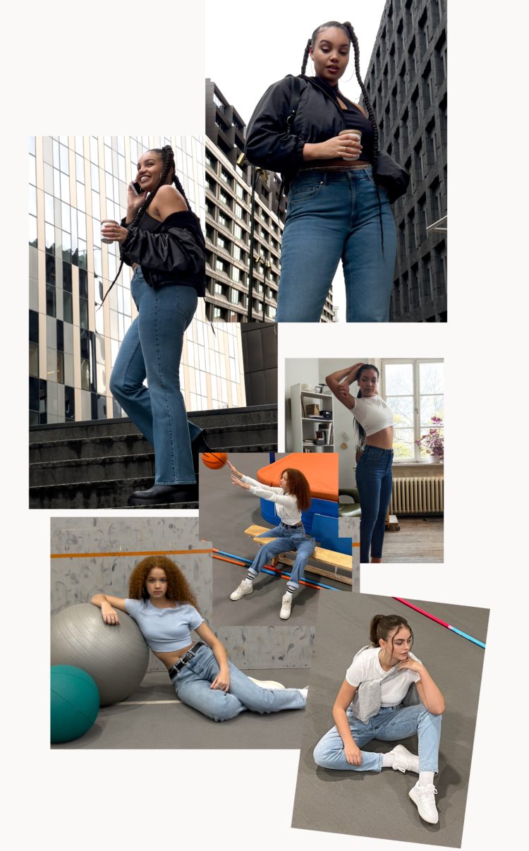 A match made in denim <br><small>Jeans with a perfect fit from every angle</small>