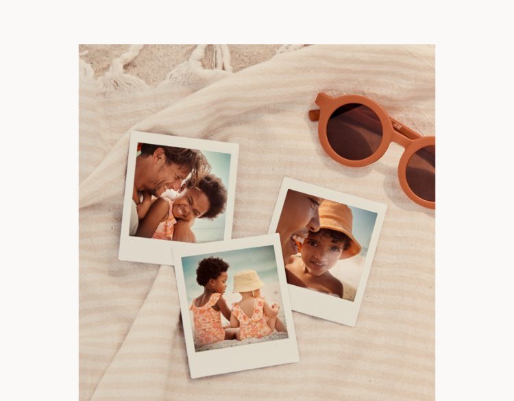 From moments to memories <br><small>Dive into endless family fun — in matching swimwear.</small>