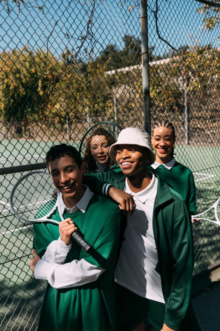 New wave racket club <br><small>A preppy and progressive tennis collection for a new generation of players.</small>