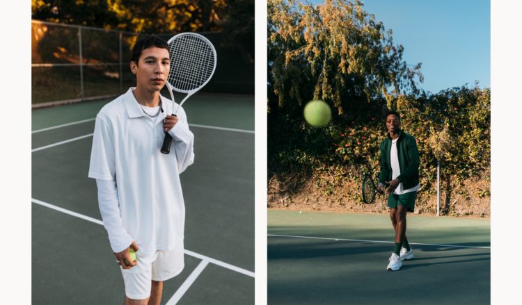 New wave racket club <br><small>A preppy and progressive tennis collection for a new generation of players.</small>