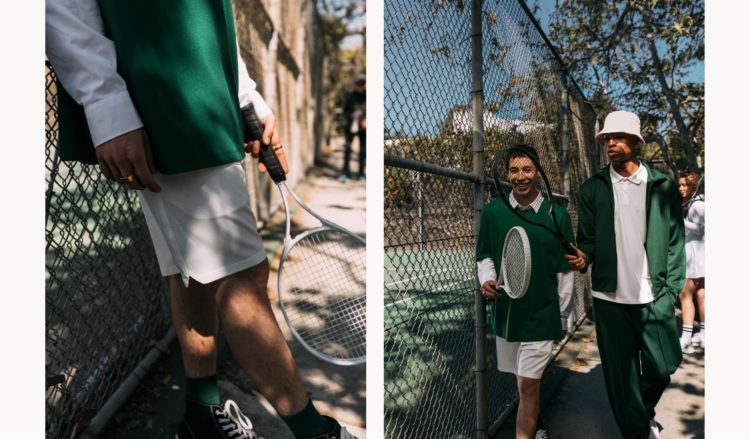 New wave racket club <br><small>A preppy and progressive tennis collection for a new generation of players.</small>