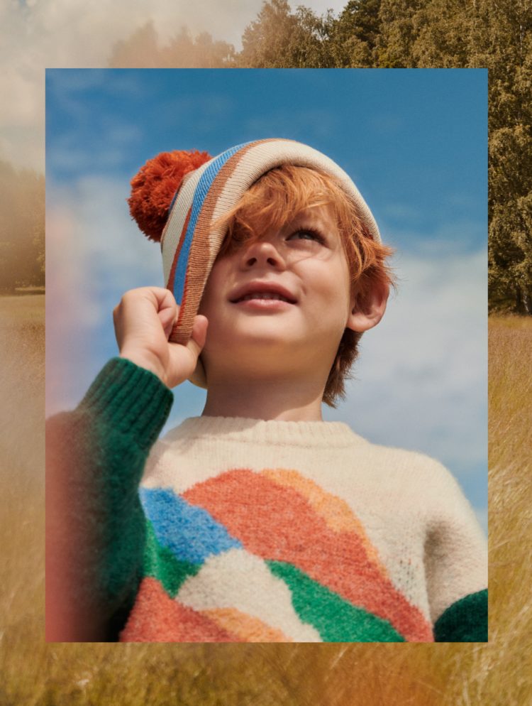 Through to colder days <br><small>Head right in with vibrant knits.</small>