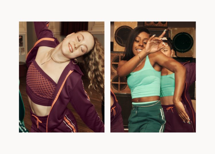The Dancefloor is Open <br><small>Wiggle, bounce & twist in super-supportive jacquard pieces, timeless tracksuits and structured silhouettes, by H&M Move.</small>
