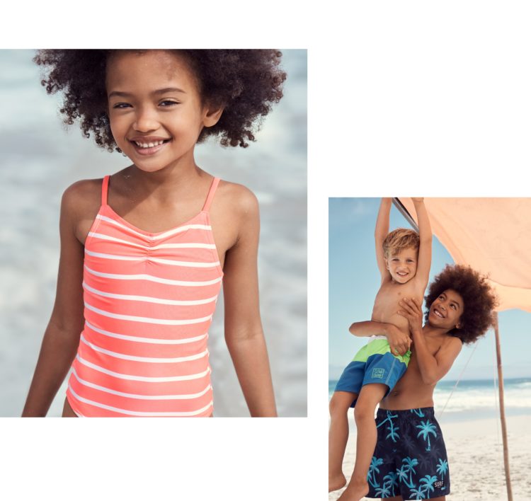H and m girls swimsuits on sale