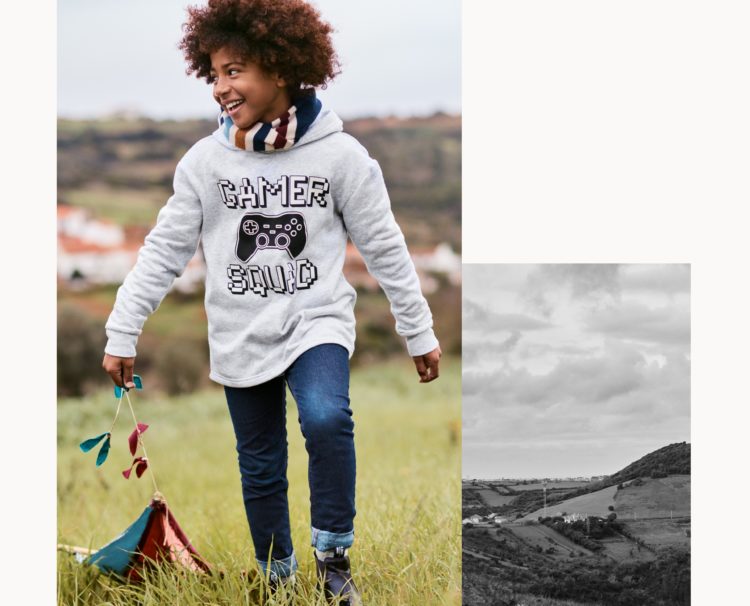 Up, up and away!<br><small>Our warmer kidswear just reached a new level of comfy</small>