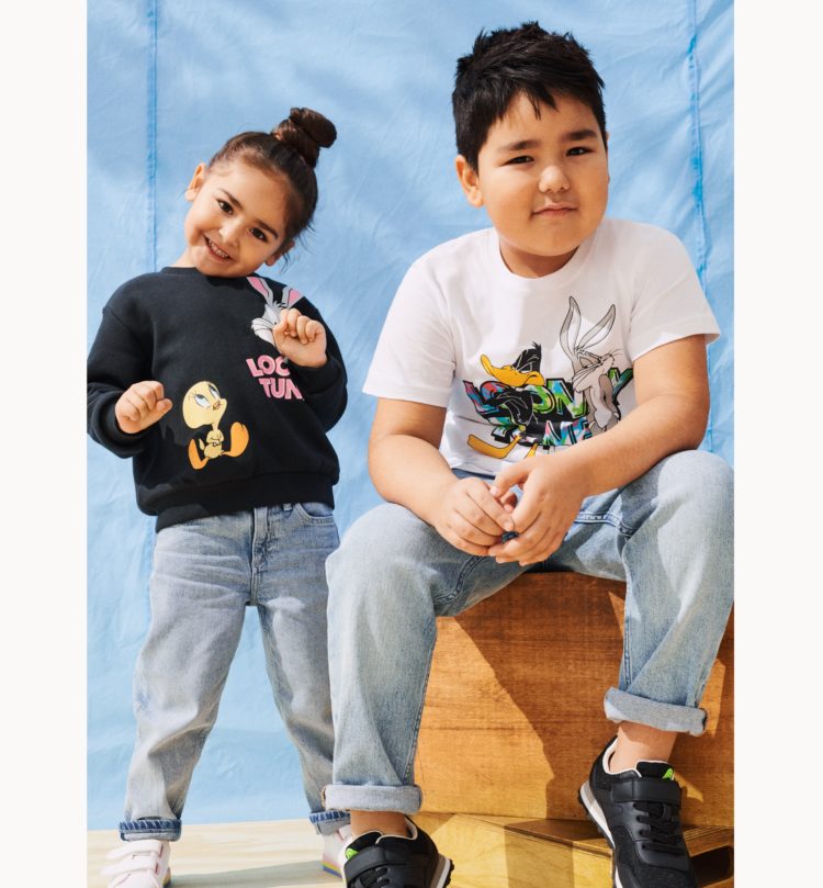 Delights of denim<br><small>It’s time to explore this season’s future-friendly jeans made with more sustainable materials. Discover our fantastic new denim pieces for kids, made partly from recycled cotton!</br></small>