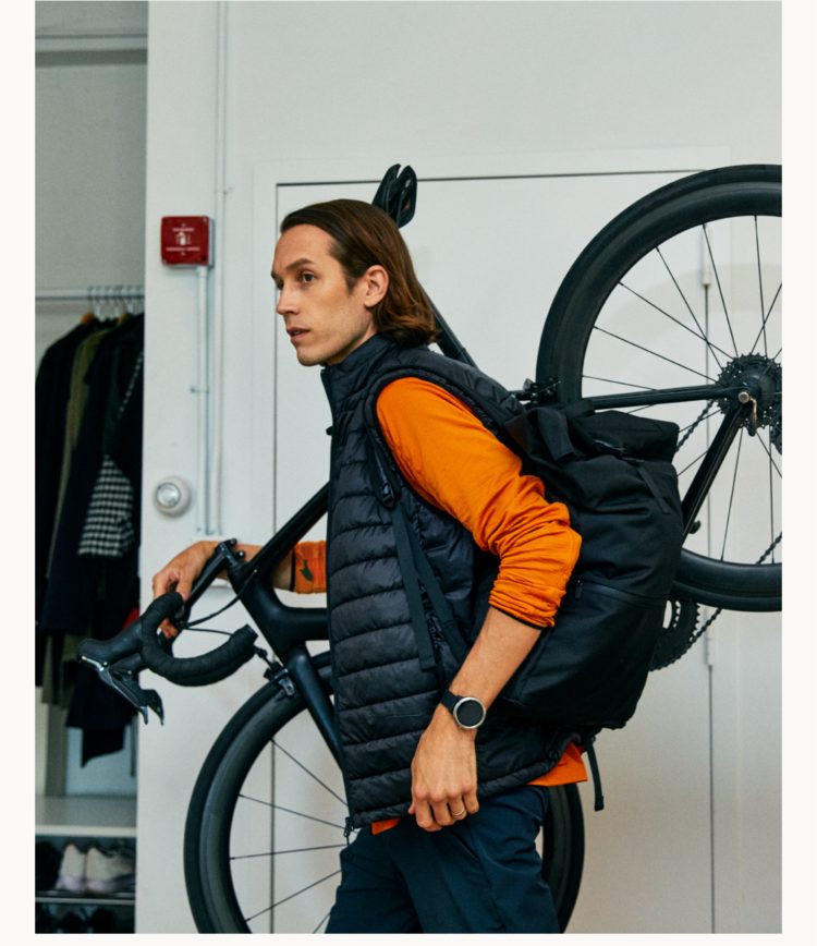 Crosstown performance <br><small>Technical sportswear designed for the everyday commute</small>